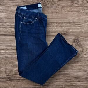 Torrid Feel The Fit Jeans Size 18R Slim Boot Pull On Dark Blue Pant